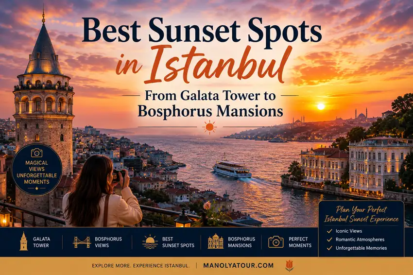 Best Sunset Spots in Istanbul: From Galata Tower to Bosphorus Mansions