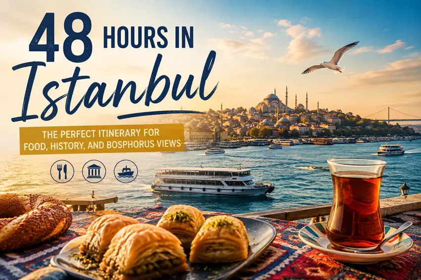 48 Hours in Istanbul: The Perfect Itinerary for Food, History, and Bosphorus Views