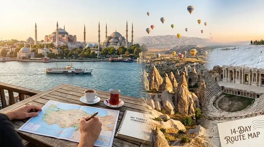 How to Plan the Perfect Turkey Itinerary Istanbul, Cappadocia, Pamukkale & More