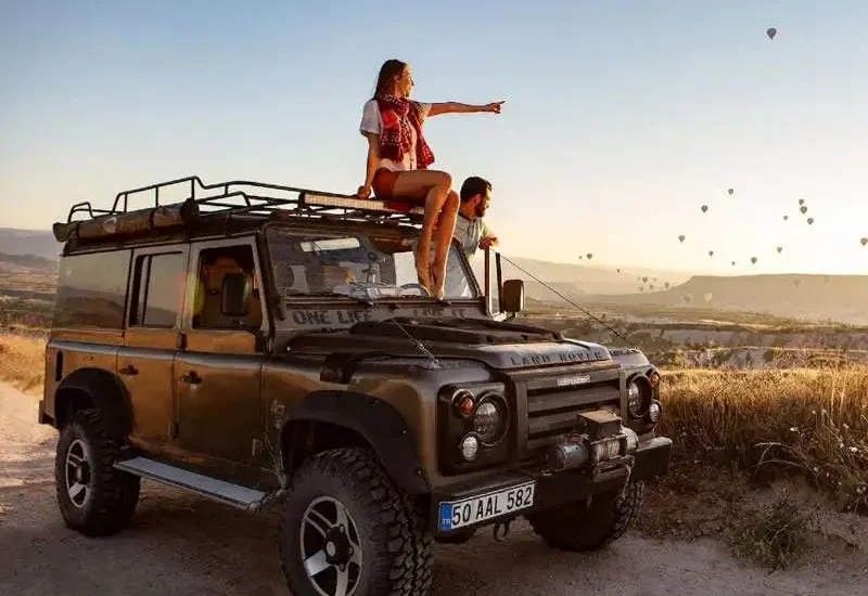 Sunset Jeep Safari with Champagne in Cappadocia